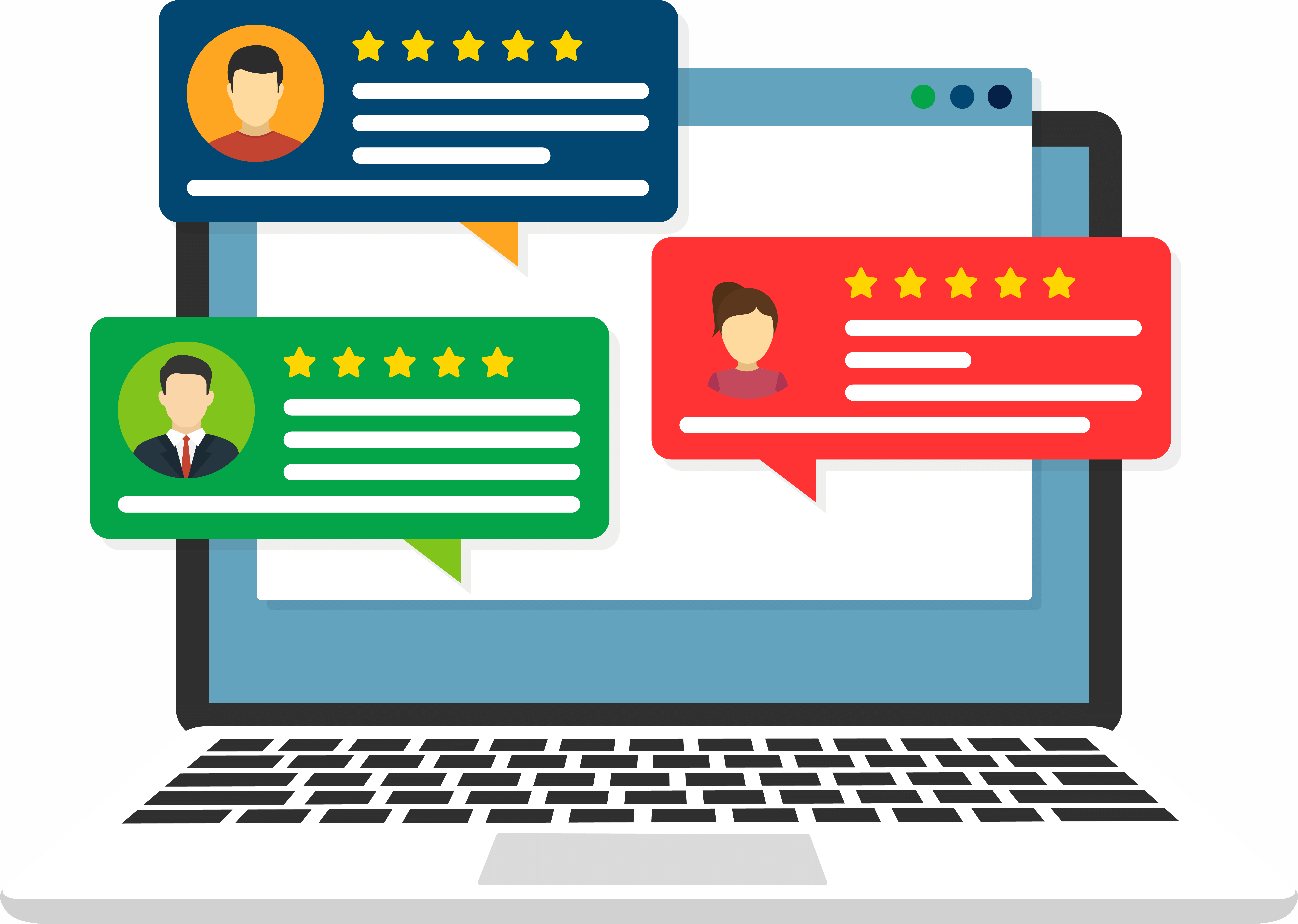 online-review-image Pictogramme représentant la e-réputation