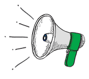 Pictogramme megaphone WSI